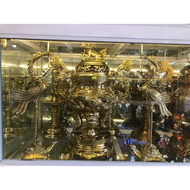 Hạc thờ đồng 58cm