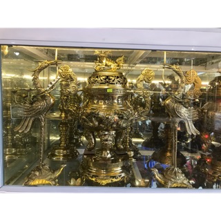 Hạc thờ đồng 58cm