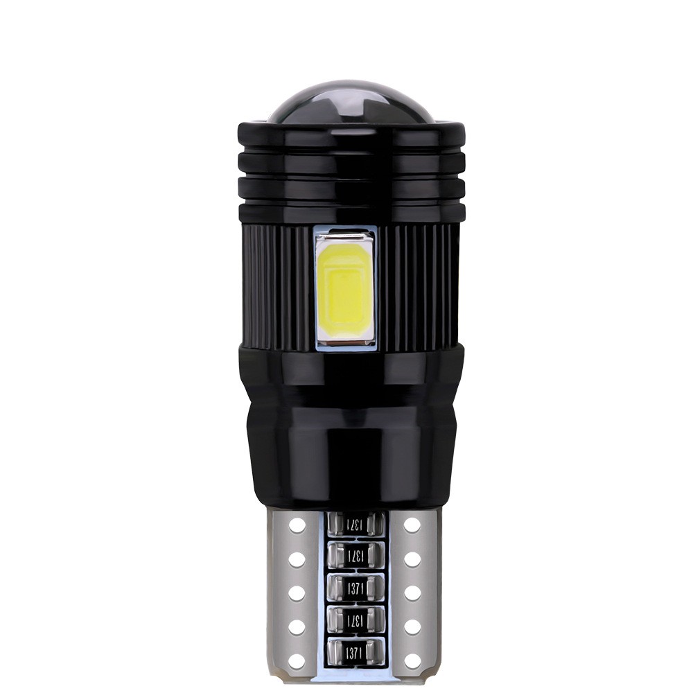 UNI-SHINE Bộ 2 Bóng Đèn Led 5630 T10 6smd W5W 194 168 6000k