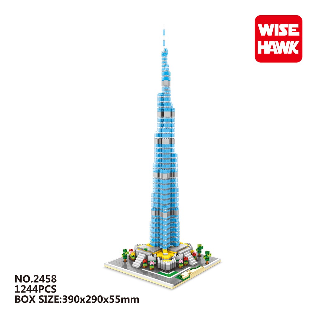 Lego nano WISE HAWK 2457-2468 kỳ quan thế giới NLG0134 #nagiblock