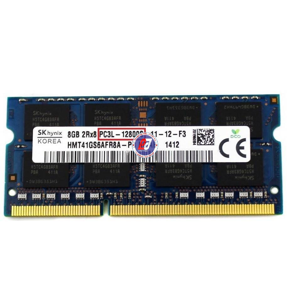 Ram laptop DDR3 (PC3L) 8GB/4GB  Bus 1600 Hàng tháo laptop giao hãng ngẫu nhiên BH 24 Tháng