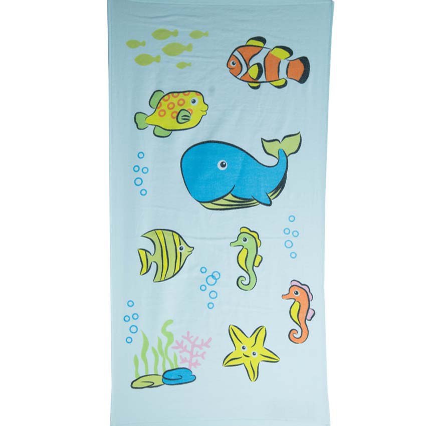 Mollis khăn tắm trẻ em cotton 2 lớp BM5A kt 60x120 cm