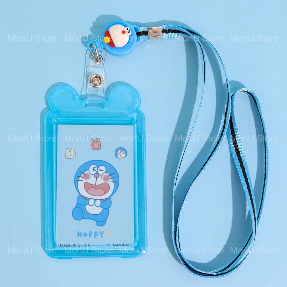 Dây đeo thẻ và bảng tên học sinh, sinh viên, nhân viên hình DORAEMON DOREMON dễ thương cute MON0386 TooYoo