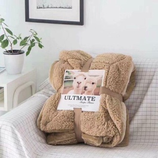 Chăn Lông Cừu ULTIMEET.Thương Hiệu 🌸EVILY🌸 Siêu Âm Cho Mùa Đông Lạnh Lẽo. Có 2 Mặt Tuyết Và Lông Cừu