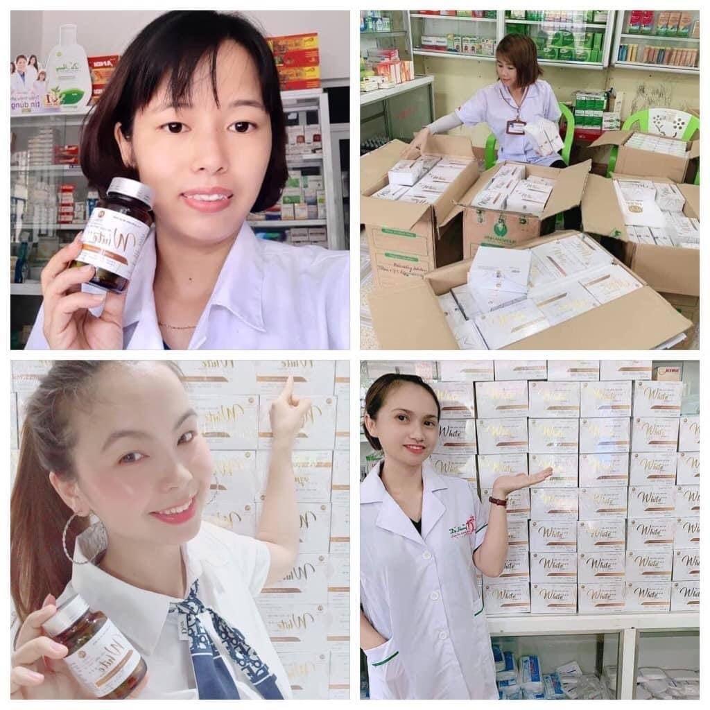 Viên uống Skincare HUNA Royal White phiên bản mới Trắng da, Mờ nám, ổn định tiết tố, Chống lão hoá