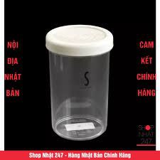 [GIẢM GIÁ] Hộp nhựa hình trụ 680ml Nội Địa Nhật Bản