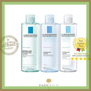 Tẩy trang Laroche-posay 400ml dành cho da dầu, mụn, da khô, thường, nhạy cảm