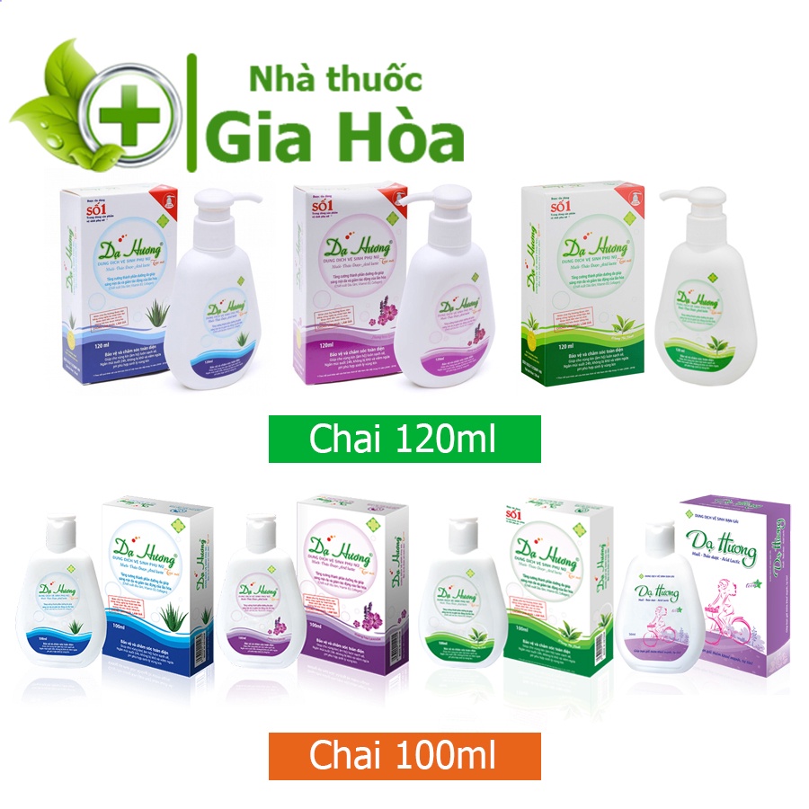 Dung dịch vệ sinh phụ nữ Dạ Hương (CHÍNH HÃNG - Dược phẩm Hoa Linh)