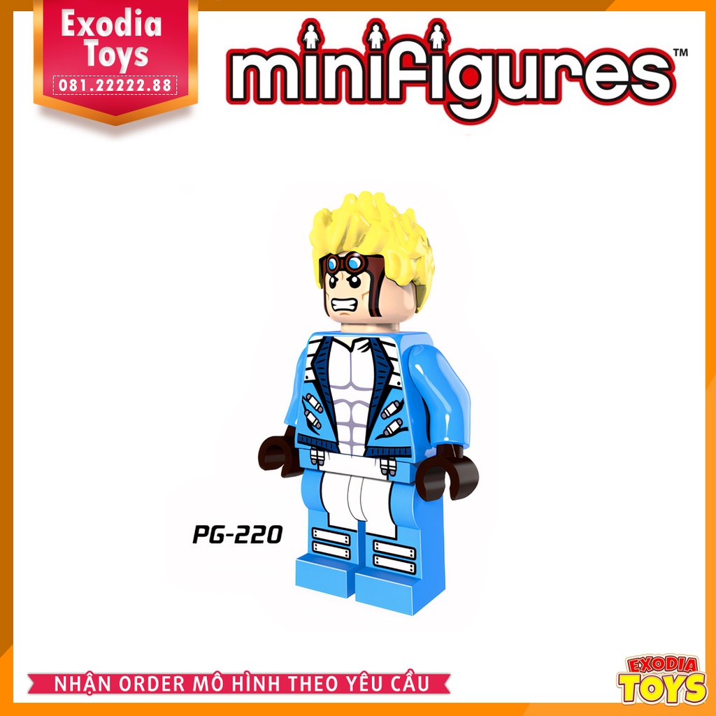 Xếp hình Minifigure Nhân vật siêu anh hùng Marvel và DC Comics - Đồ Chơi Lắp Ghép Sáng Tạo - POGO PG8059