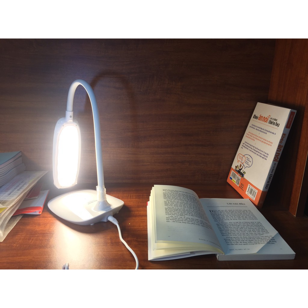 Đèn Bàn Học Đọc Sách, Làm Việc  chống cận LED 3 Màu, Làm việc, Kamisafe KM-S052