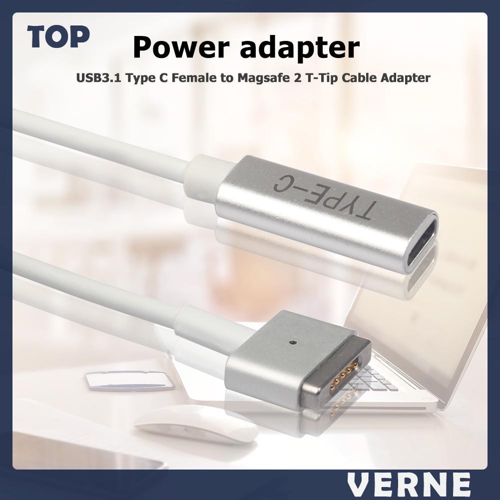 Cáp Chuyển Đổi Verne 90w Usb Type C Lỗ Cắm Sang Magsafe 2 T-Ack Cho Macbook Air Pro