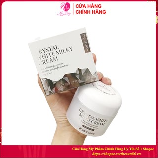 Kem Dưỡng Trắng 3W Clinic Crystal White Milky Cream 50g