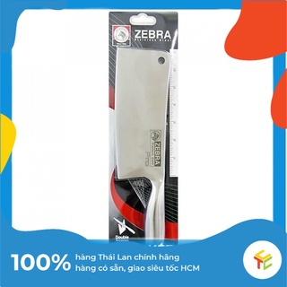 Dao Chặt Cao Cấp 7" Zebra Pro II Thái Lan - Dao chặt xương Inox 304 nguyên khối, siêu bền