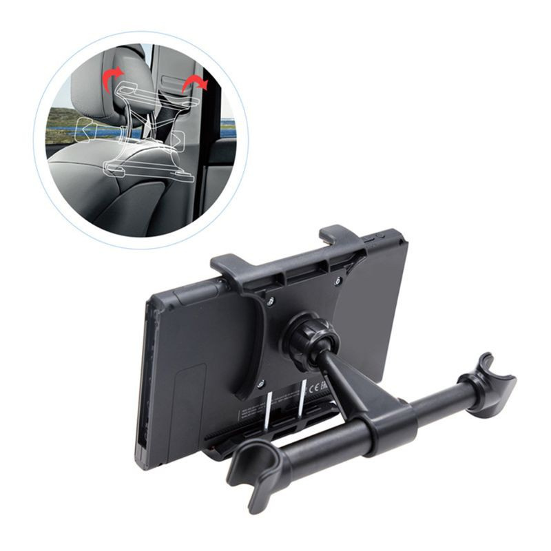 DOU Adjustable Car Stand Holder Headrest Mount Bracket for NS Switch Game Console Smart Cellphones Tablets Accessories