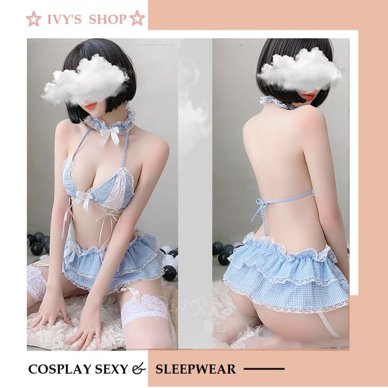 Bộ Đồ Ngủ Cosplay Sexy Hầu gái Sugar  Baby Bánh Bèo | BigBuy360 - bigbuy360.vn