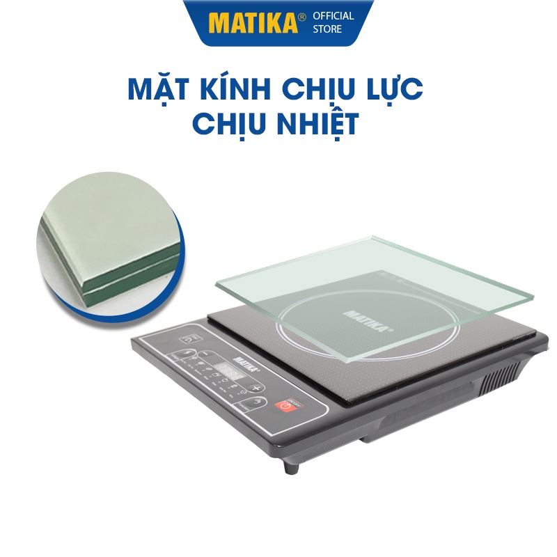 Bếp Từ Đơn MATIKA Tặng Kèm Nồi Lẩu Inox MTK2111