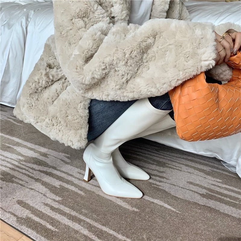 boot da mũi nhọn gót 8p | BigBuy360 - bigbuy360.vn