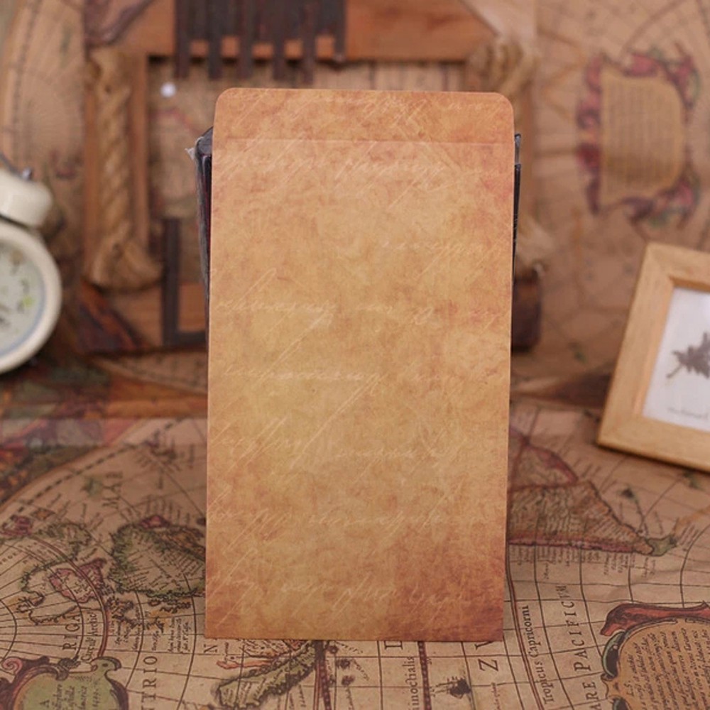 Set 20 Bao Thư Giấy Phong Cách Vintage