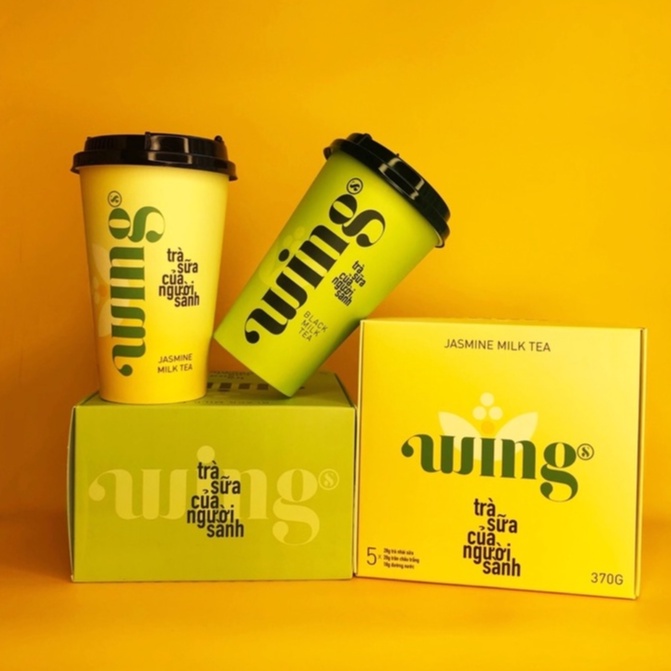 Trà Sữa Hòa Tan Wings Set 6 Cốc Mix - 3 Hồng Trà Sữa và 3 Trà Nhài Sữa Wings tự pha tại nhà | BigBuy360 - bigbuy360.vn