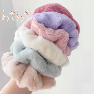  Dây Cột Tóc Phủ Bông Màu Kẹo Dễ Thương Cho Nữ
