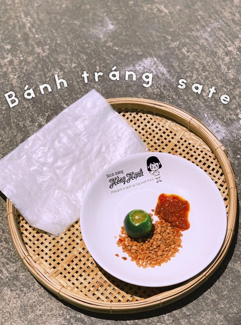 COMBO 30 BỊCH BÁNH TRÁNG SATE HỒNG HẠNH