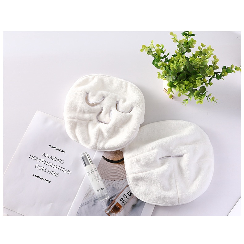 ✌STOCK✌Mặt nạ mặt nạ khăn mặt Hấp mặt Làm đẹp da mặt Hơi nước sưởi ấm Khăn mặt Khăn mặt nóng lạnh nén ướt