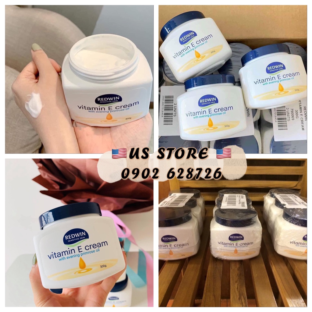 Hàng Úc 🇦🇺 REDWIN Vitamin E cream 300gr