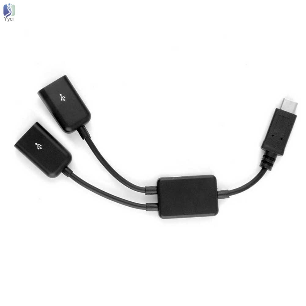 Cáp Chuyển Đổi Usb 3.1 Type-C Sang Usb 2.0 2 Trong 1