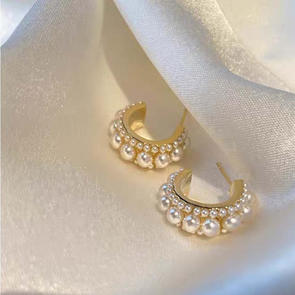 Hoa Tai Dạng Vòng Thời Trang Dành Cho Nữ