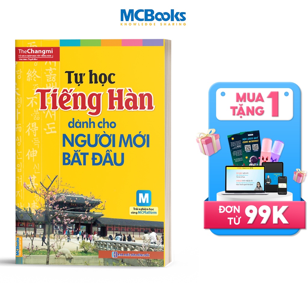 Sách - Tự Học Tiếng Hàn Cho Người Mới Bắt Đầu - Học Kèm App Online