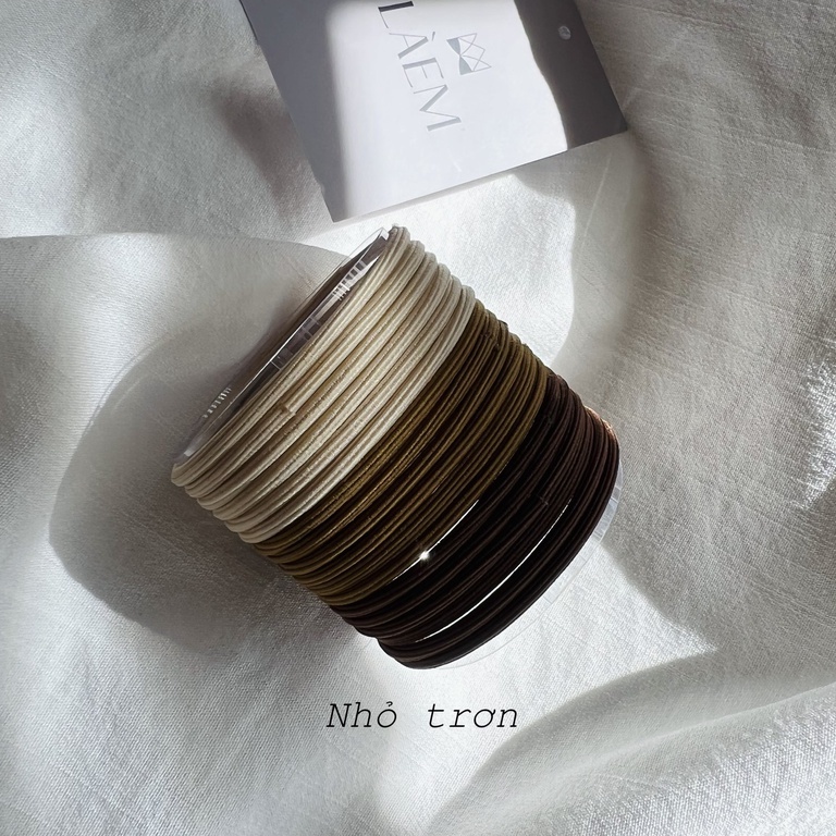 Combo Dây Buộc Tóc Basic Thun Cao Cấp LÀEM T01