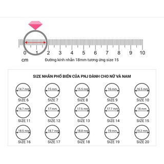 Nhẫn Bạc Ý Basic Mặt Đính Đá CZ 5mm PMJ0064