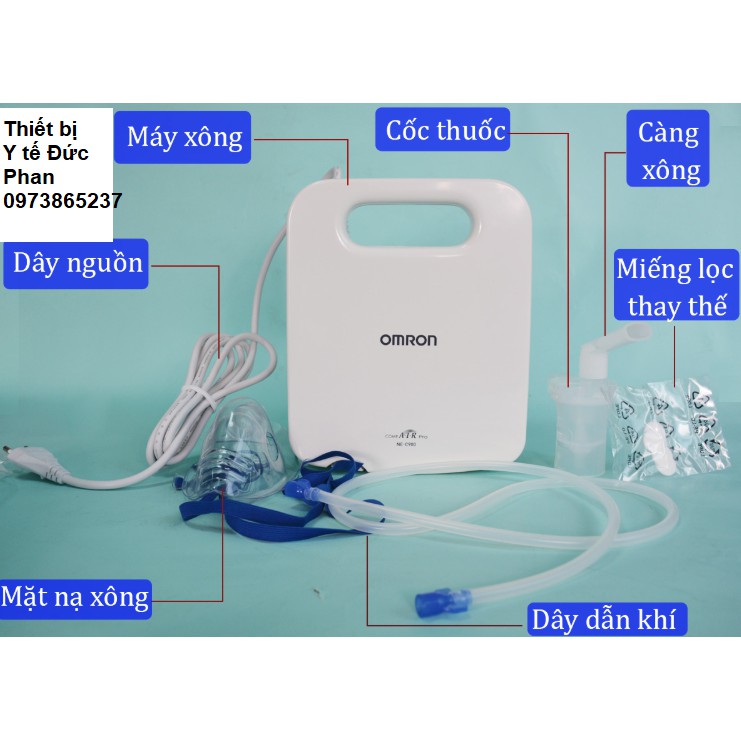 Máy xông mũi họng Omron NE-C900 - Bảo hành 02 năm