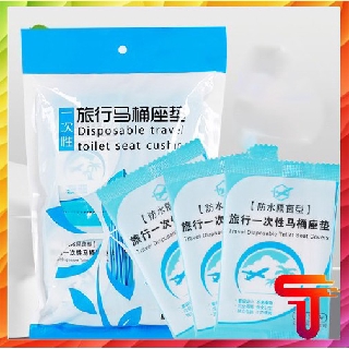 [Dùng Là Thích] 50 tờ Giấy lót Bồn cầu Toilet KHÔNG THẤM NƯỚC dùng 1 lần vệ sinh