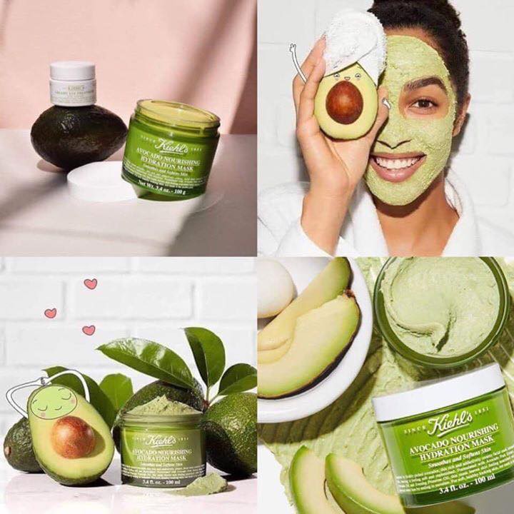 Mặt Nạ Bơ Cấp Nước Kiehl's Avocado Nourishing Hydration Mask Tuýp 5ml/ Hũ hãng 14ml