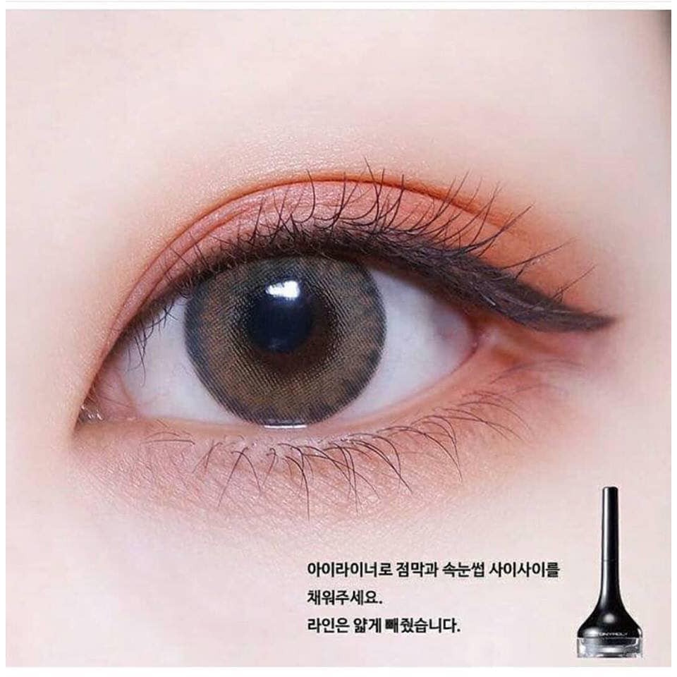 Gel Kẻ Mắt Tony Moly Back Eyeliner Long Brush eyeline tự nhiên, lôi cuốn và ấn tượng