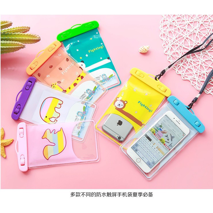 Túi chống nước điện thoại ❤️ Freeship ❤️ Túi chống nước điện thoại hình cute | BigBuy360 - bigbuy360.vn