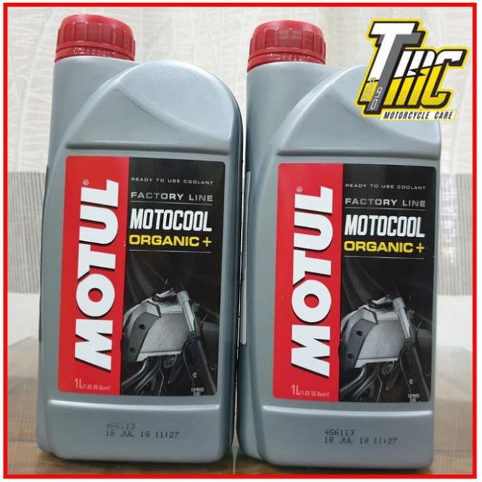 [Rẻ Vô Địch] Nước Làm Mát Motul MOTOCOOL Organic+ Factory Line Motorcycle Coolant / Antifreeze Made in France