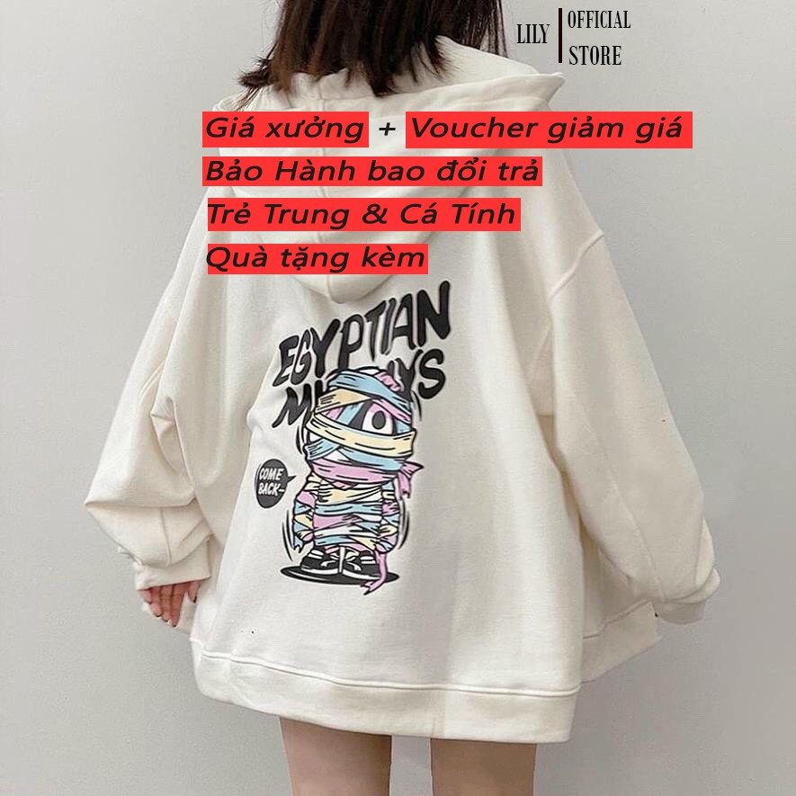 Áo Khoác Hoodie Dây Kéo Có Nón 4 Màu - HÀNG SHOP