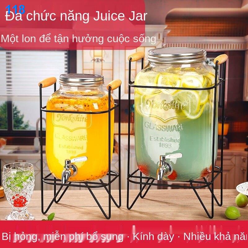 2021 ►❂۞Thùng coca đựng nước lạnh có vòi tủ rượu chai thủy tinh dung tích lớn giải khát