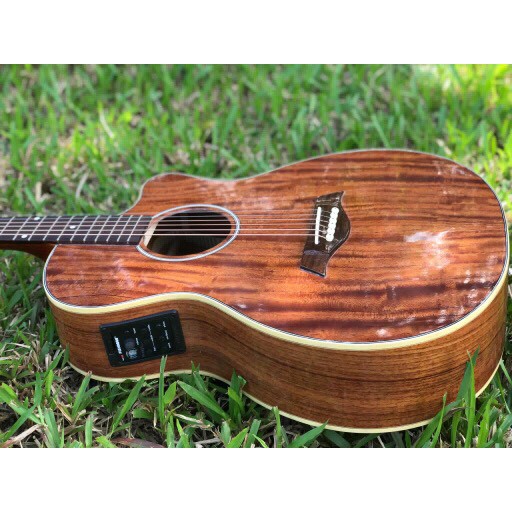 Đàn guitar acoustic full gỗ hồng đào lắp EQ Fisman