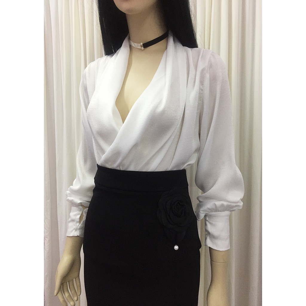 Chân Váy Nữ 💖𝑭𝒓𝒆𝒆𝒔𝒉𝒊𝒑💖Chân Váy Công Sở Màu Đen Xẻ Trước | BigBuy360 - bigbuy360.vn