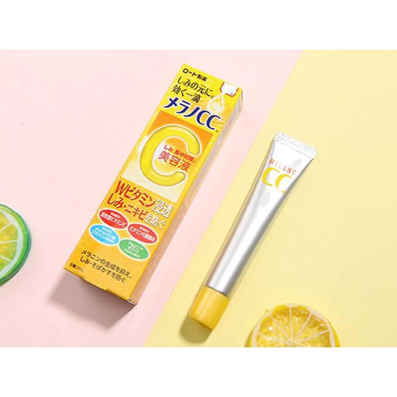 Serum mờ thâm nám tàn nhang VITAMIN C ROHTO MELANO CC