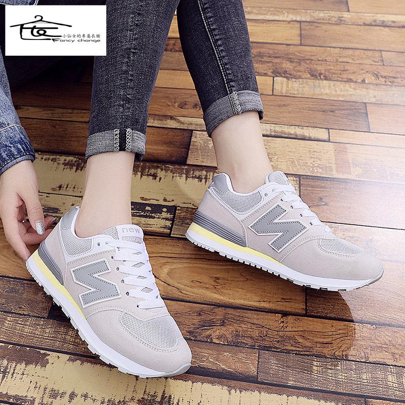 Giày Thể Thao Lưới Hình Chữ N Phong Cách Mới Cho Nữ Dễ Phối Đồ