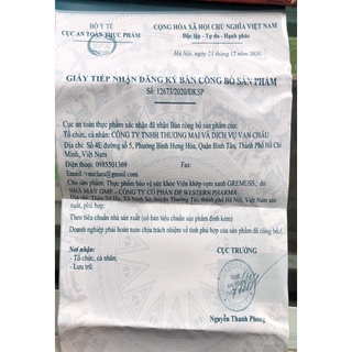 𝐕𝐈𝐄̂𝐍 𝐊𝐇𝐎̛́𝐏 𝐕𝐄̣𝐌 𝐗𝐀𝐍𝐇 𝐆𝐑𝐄𝐌𝐔𝐒𝐒 ( hộp 2 lọ 30 viên)- hỗ trợ xương khớp