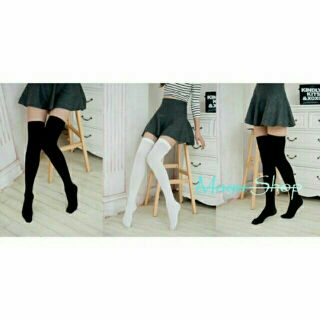 Tất đùi cosplay Tất Hàn Quốc chất thun ver hè Thigh socks
