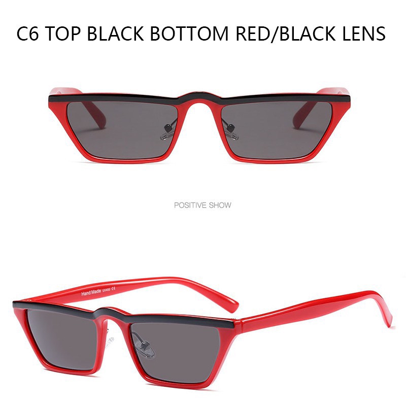 Kính mát thời trang gọng chữ nhật thiết kế độc đáo