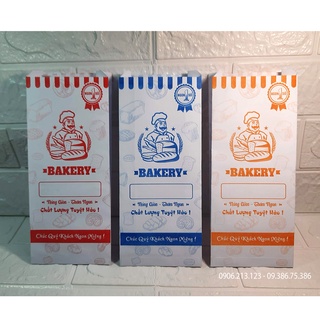 Túi Giấy Đựng Bánh Mì ( Bao Giấy đựng Bánh Mì ) 100 Cái in sẵn