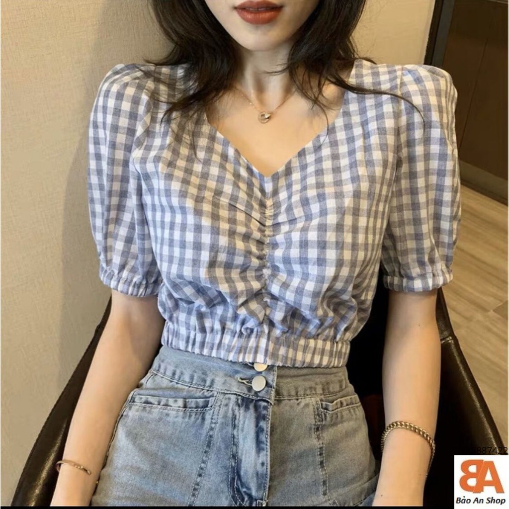 Áo croptop caro bo eo_nhiều màu