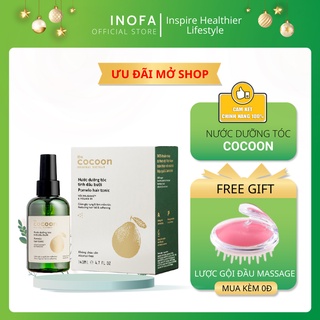 Nước dưỡng tóc tinh dầu bưởi Cocoon 140ml- Giảm tóc gãy rụng , khô xơ, cung cấp dưỡng chất cho tóc